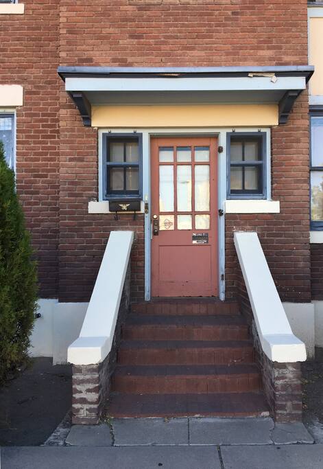 This is the entrance to the apartment in The Eller Building.