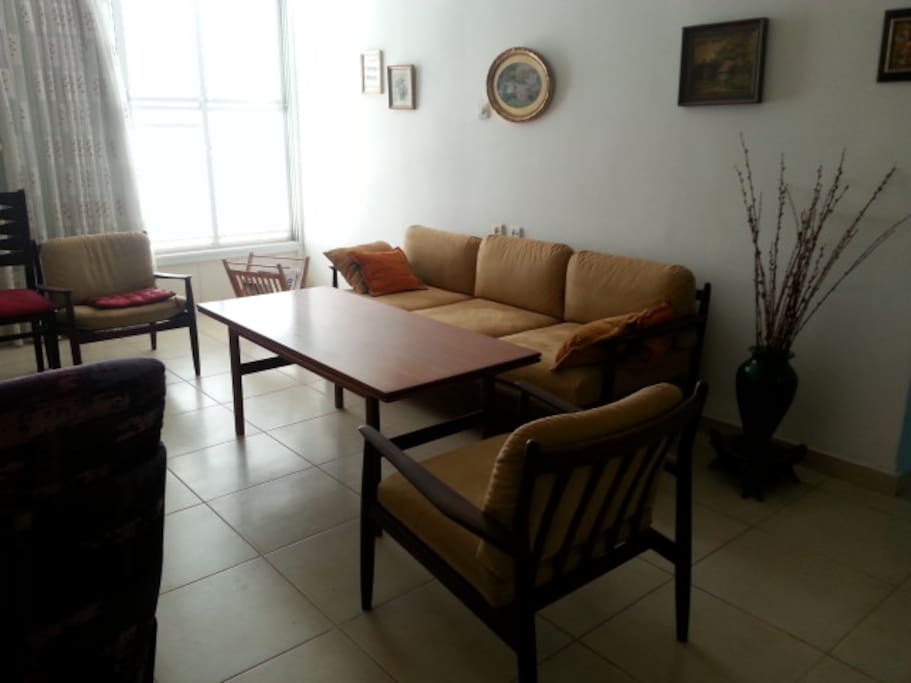 spacious living room