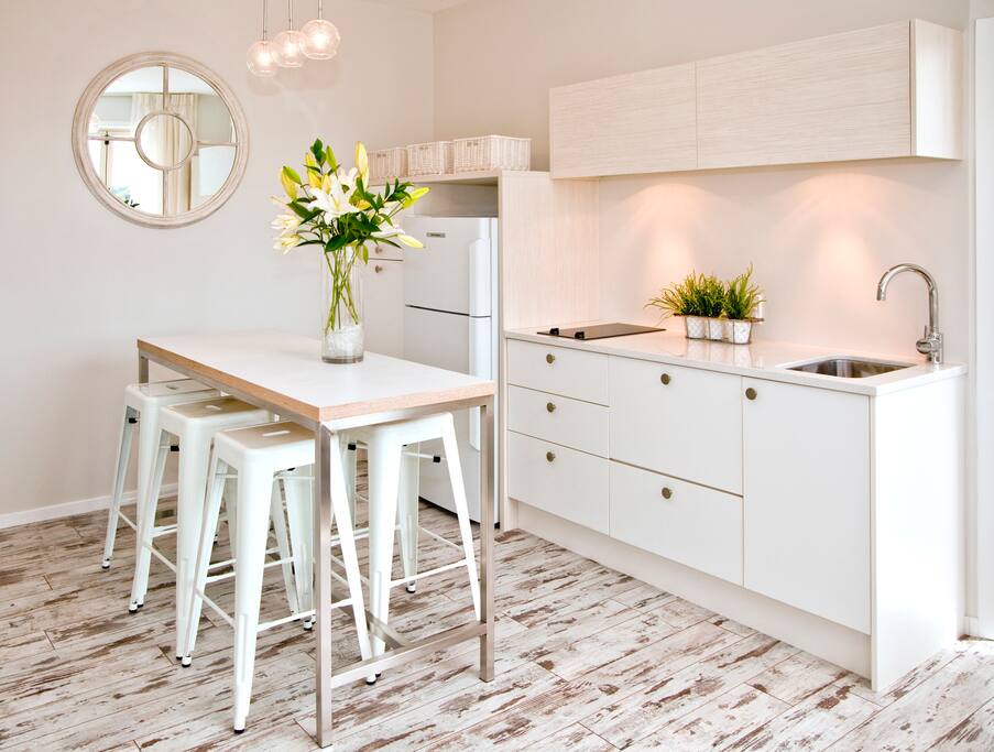 Kitchen Area with modern appliances