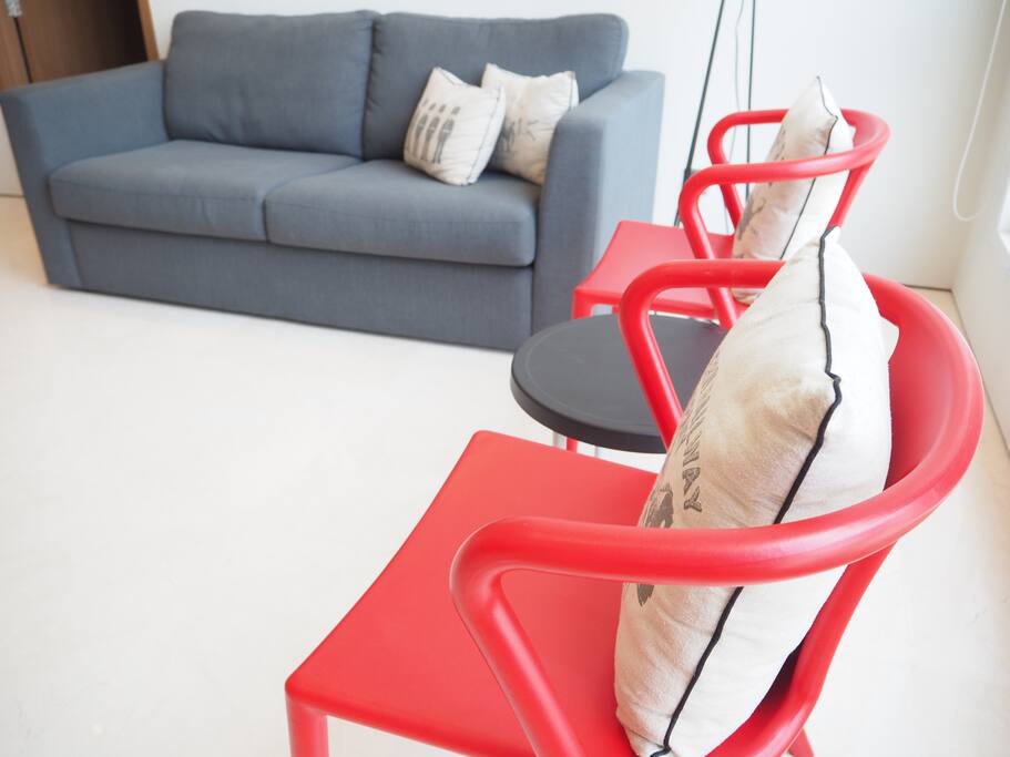 Bright sunny living area