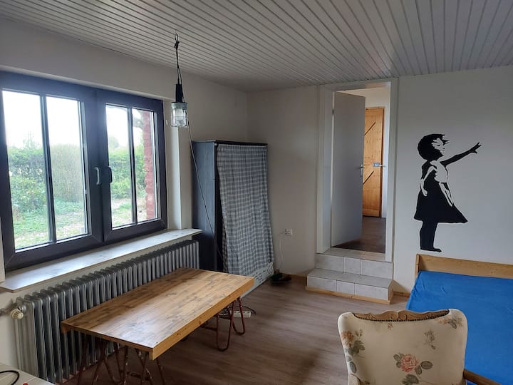 Area notte in salotto