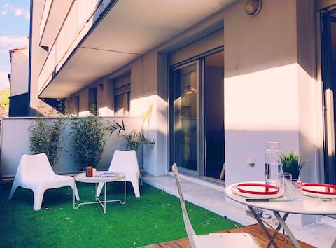 Terrasse, Centre-ville Garage, Appart d'architecte