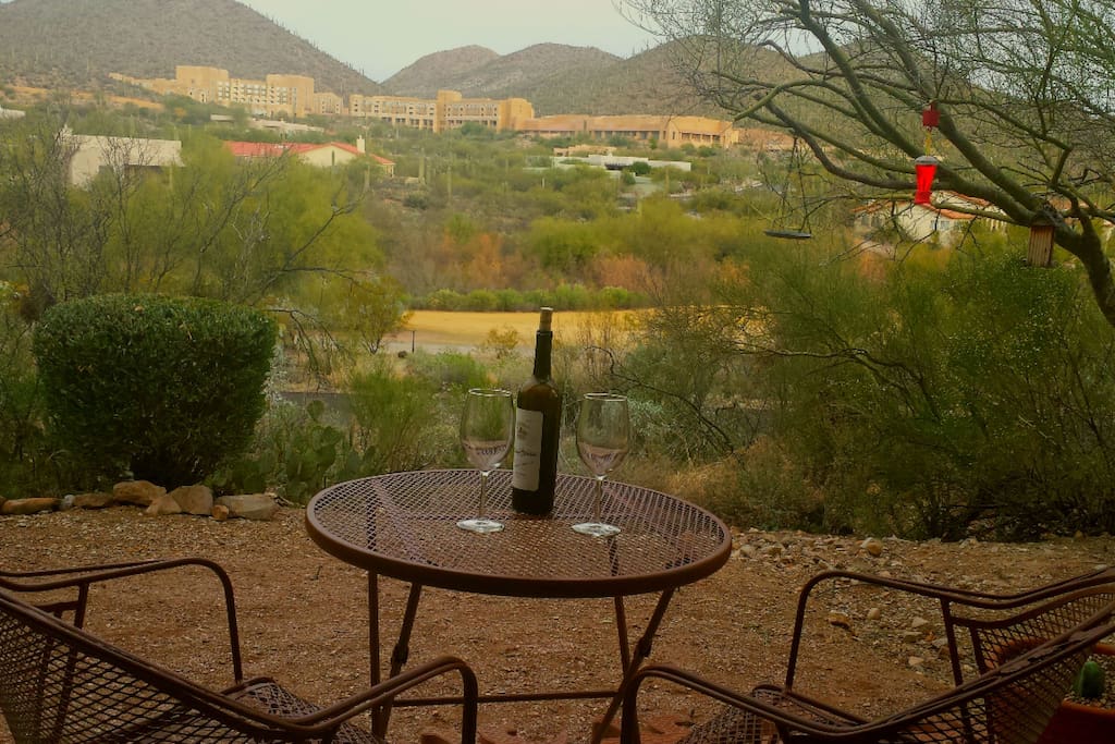 Not Gonna Lie View -- Top View of Tucson Mountains across Road Runner Golf Course