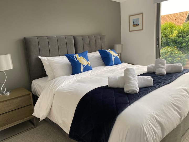 Bedroom 3, Superking or twin with views across the back garden from the Juliet balcony and uses the huge light and airy main bathroom,