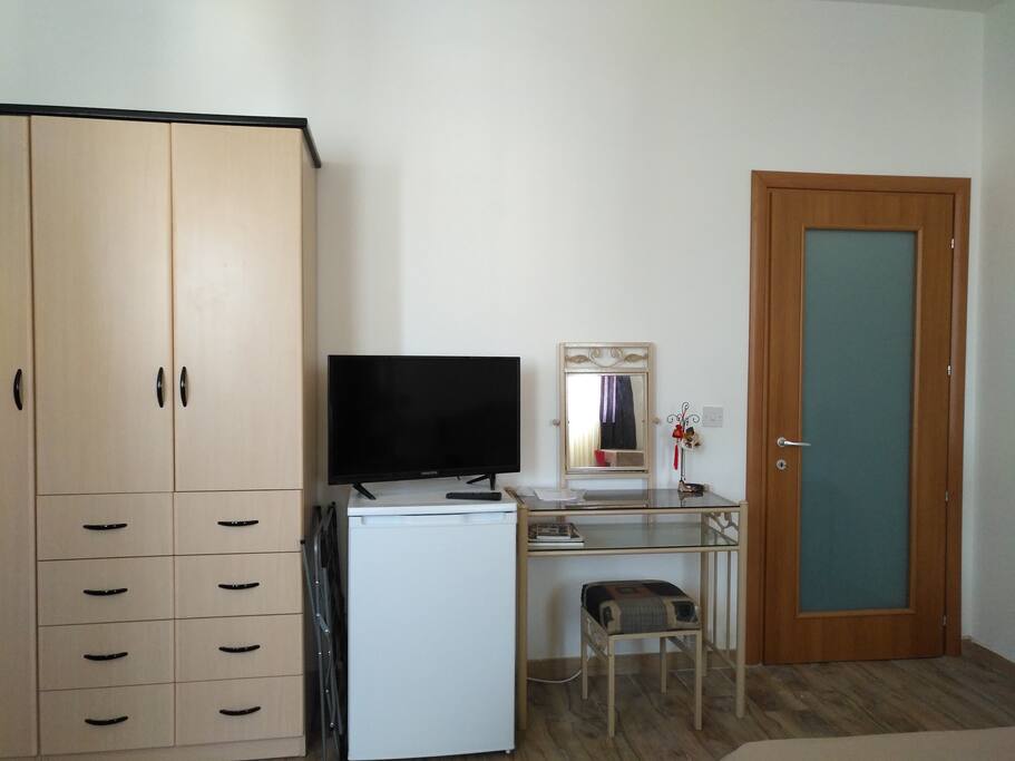 TV and Fridge