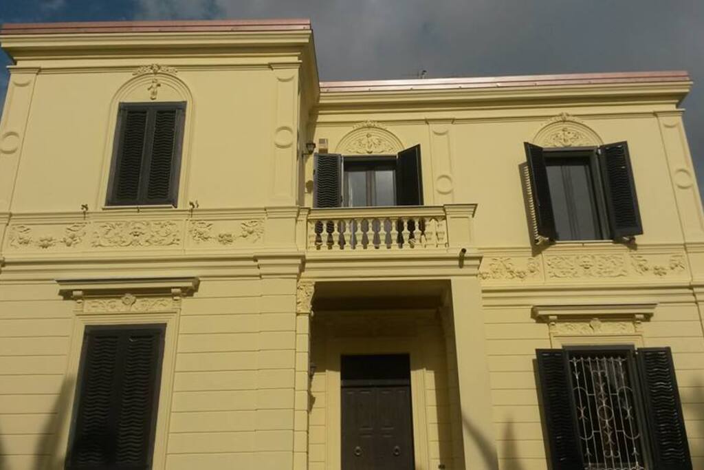 Inquadratura della facciata.