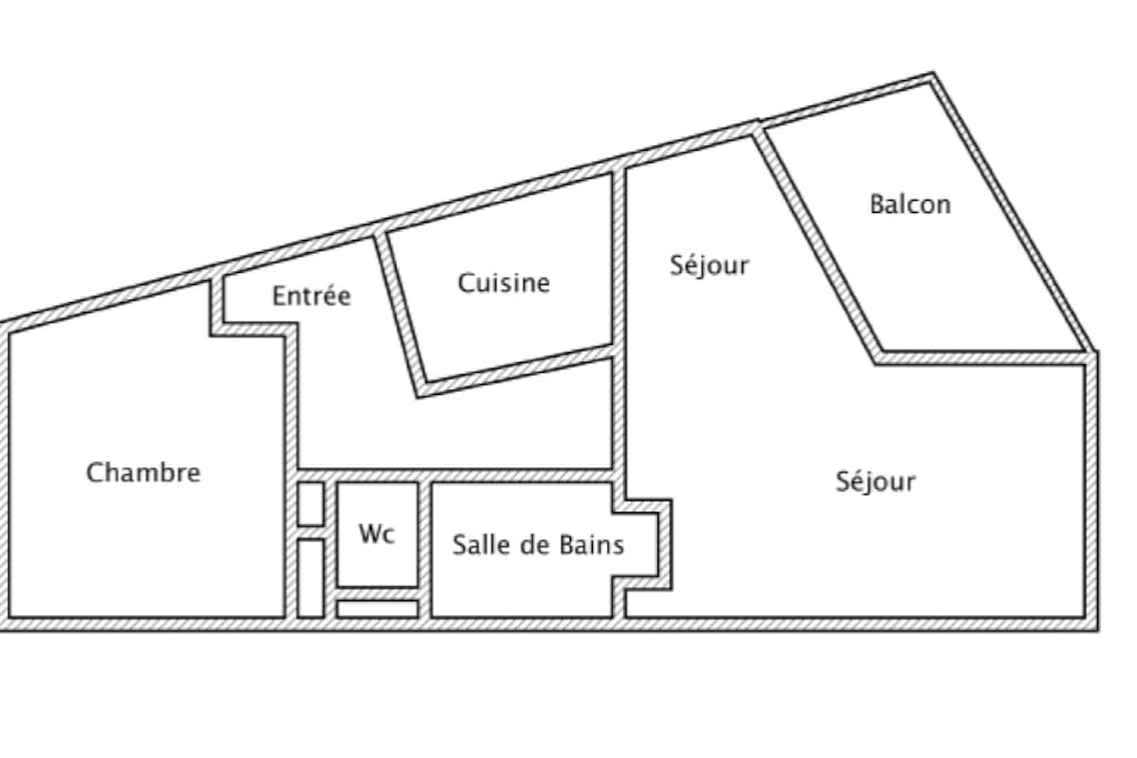 Plan de l'appartement