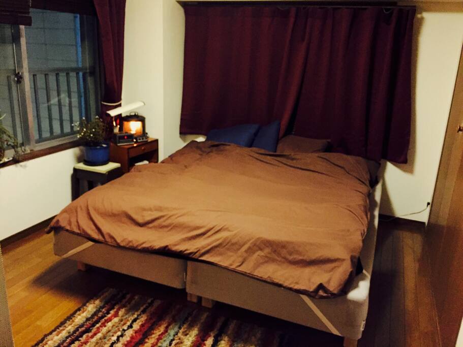 2 single bed combines as King size bed.