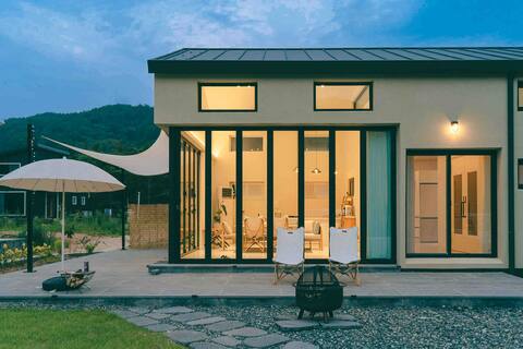 Stay there in Yangyang and stay in a single-family home