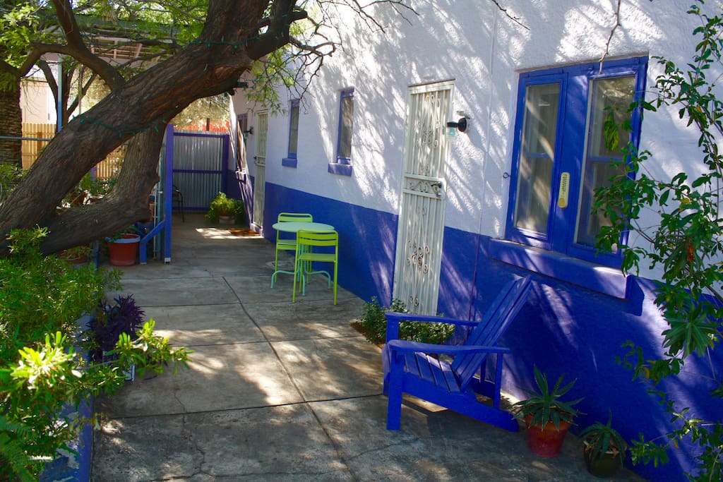 Shade entrance to our patio