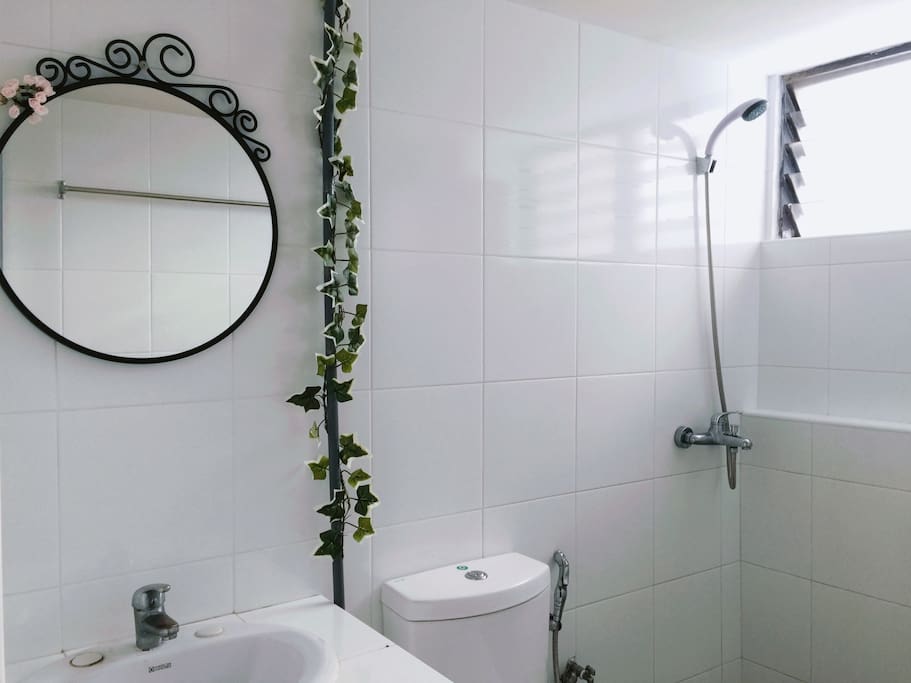 Newly renovated common bathroom 1