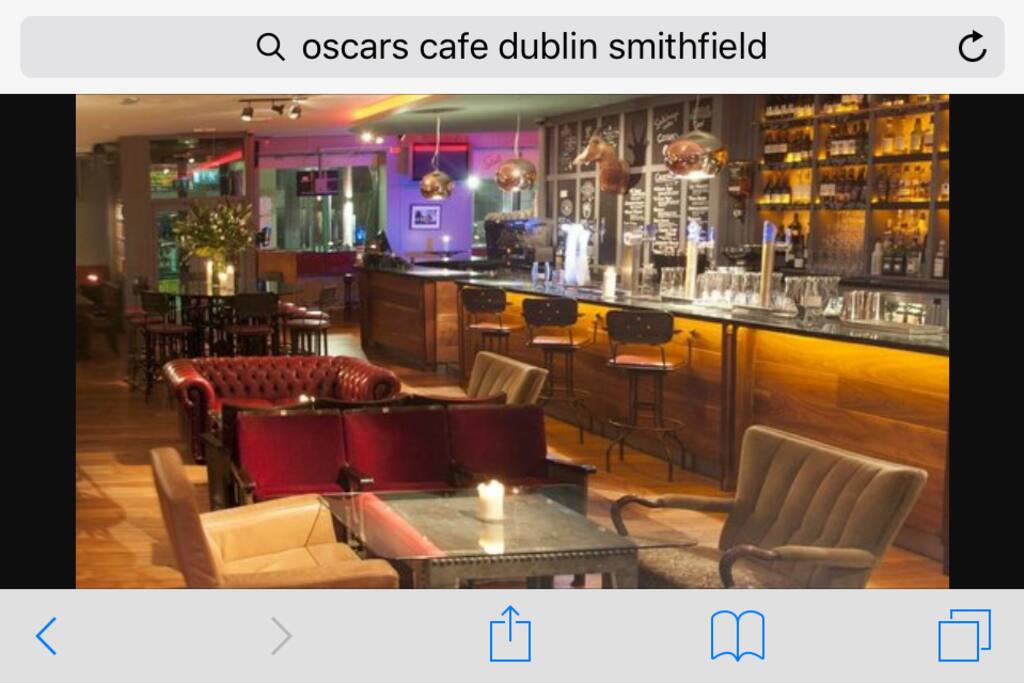 Oscars cafe 5 minutes walk from the house