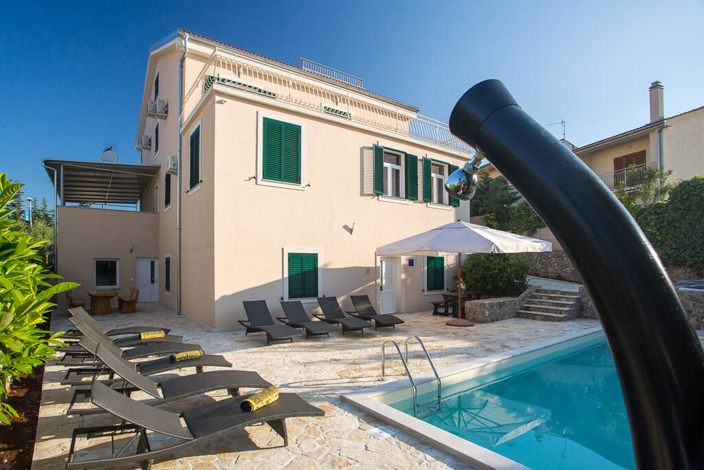Outside pool