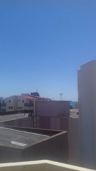 Cobertura vista do mar