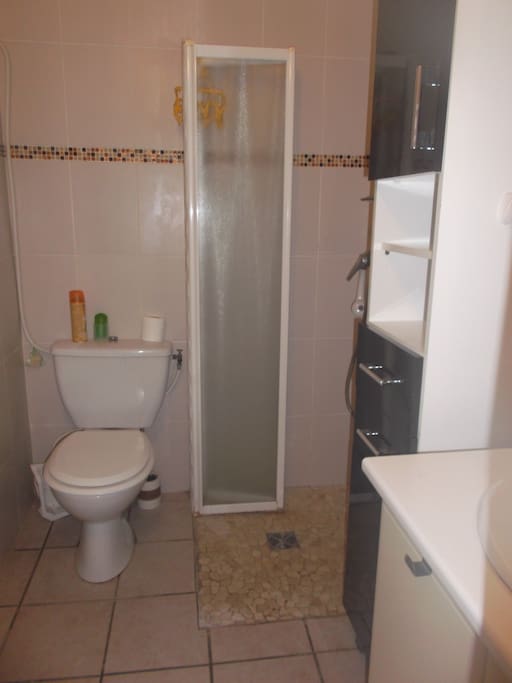Salle d'eau avec wc