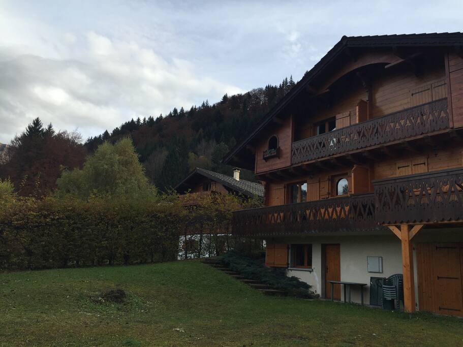 Rear of the chalet