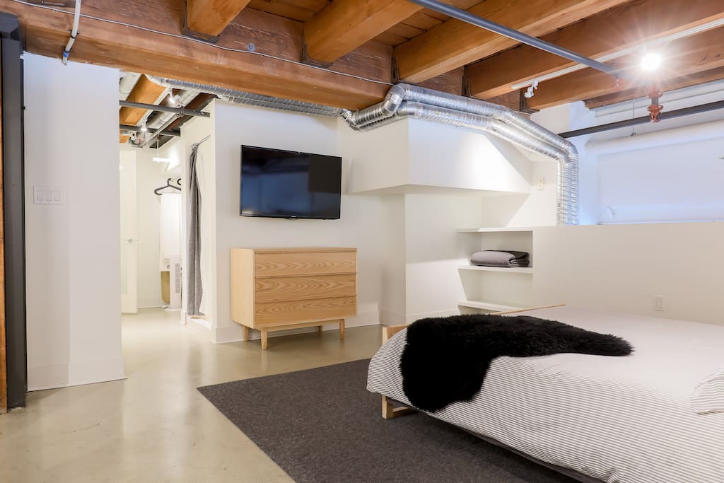 TV in the master bedroom