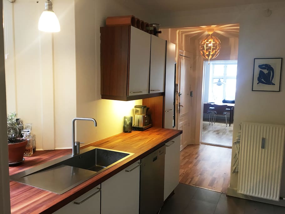 Kitchen with a dishwasher