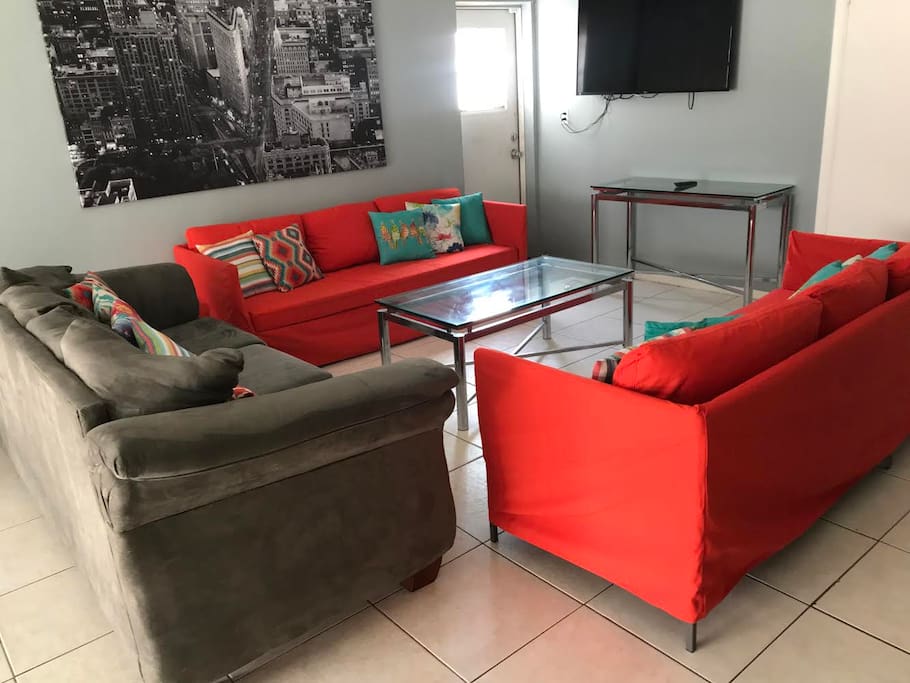 New Couches and Tables