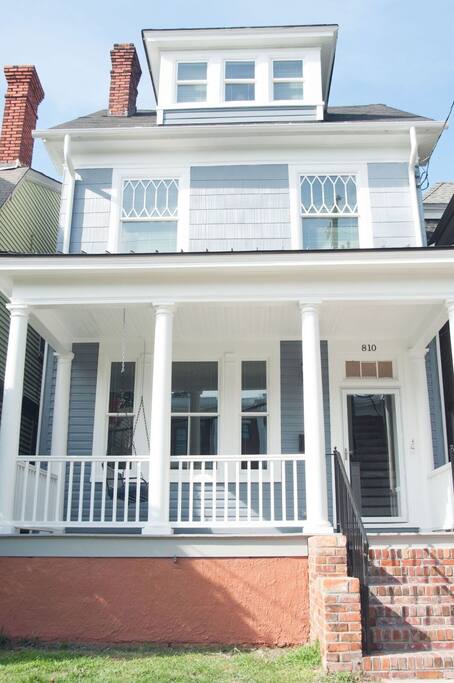 My house was originally constructed in 1905. I completely renovated, updated, modernized, and opened it as a full time self-check in AirBnB July 2016. My place has been designed to give my guests maximum comfort and privacy. I also am able to offer single room rentals and have 2, 3, 4, and 5 bedroom whole house options for those needing more space at this location.