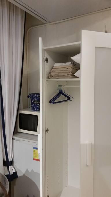 storage, fridge, microwave