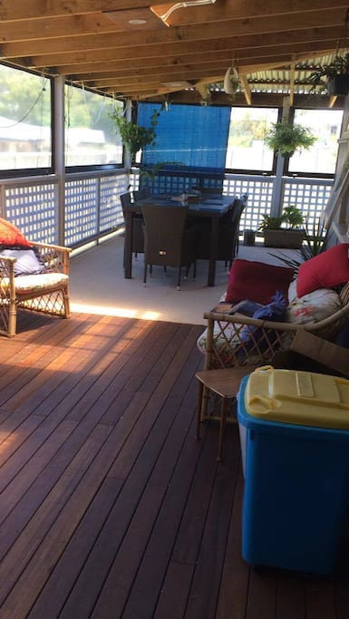 Backyard verandah