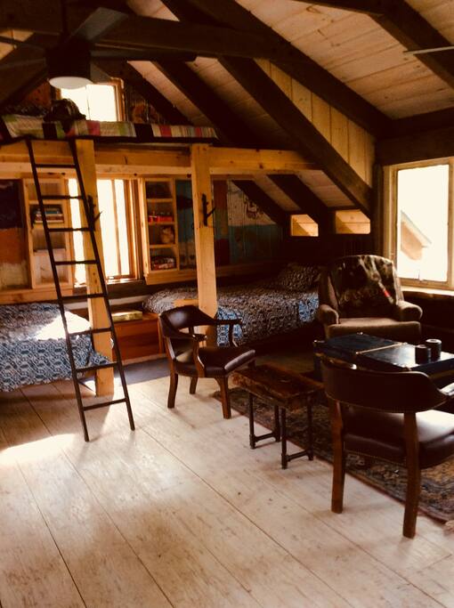 Loft bedroom and sitting room