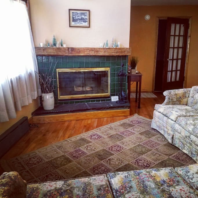 The fireplace awaits.