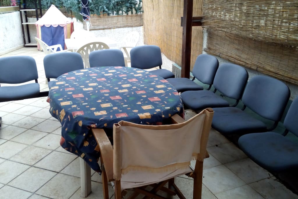 Veranda attrezzata