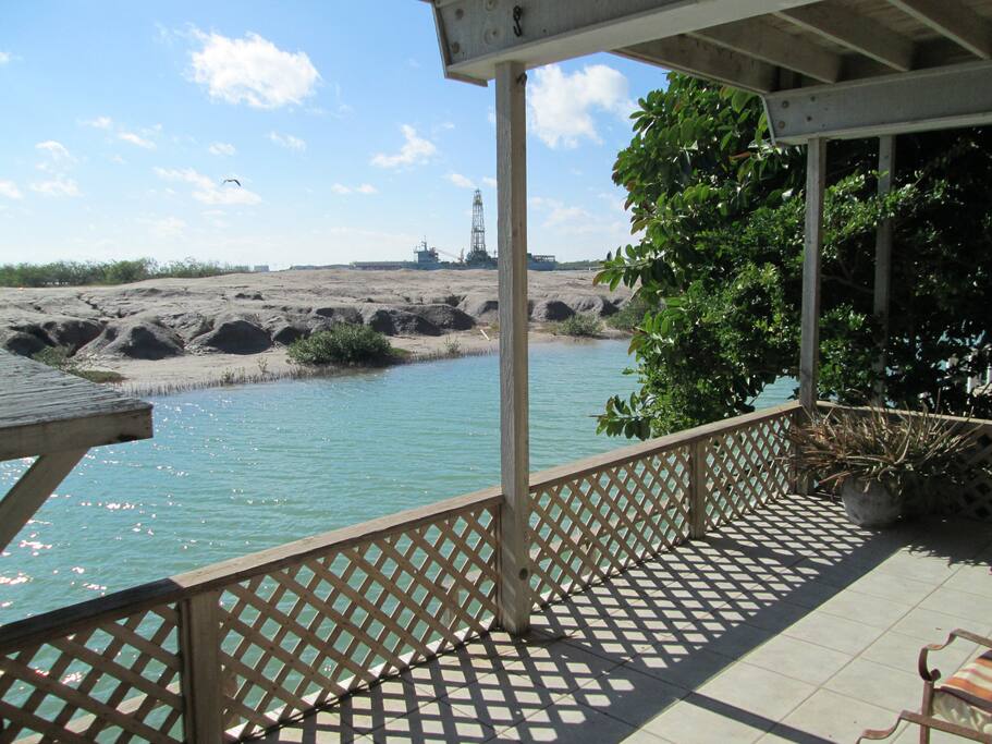 View of canal from deck