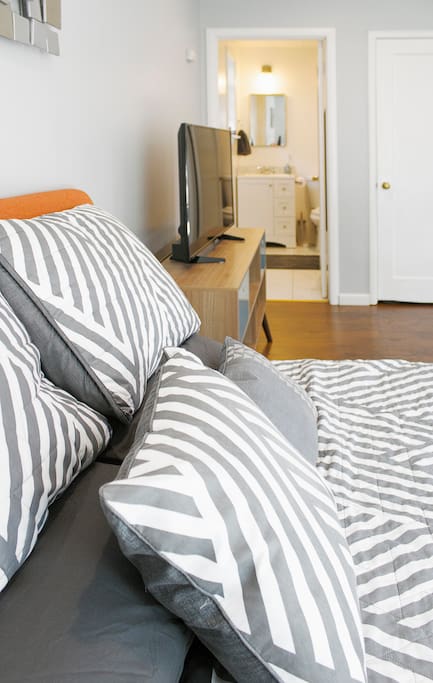 Comfy queen bed