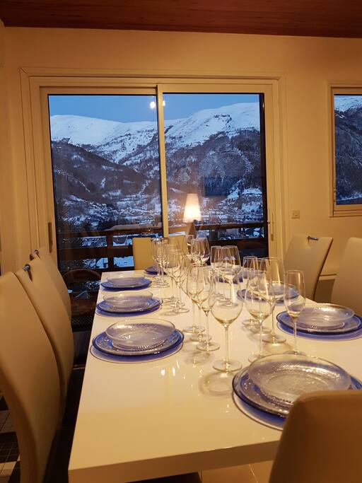 Vue de la salle à manger