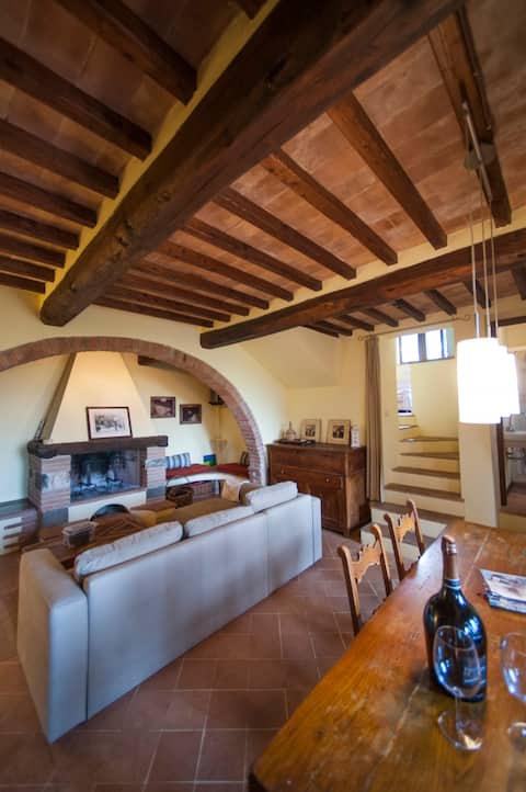 Popular Airbnb listing: Podere Piazza house with panoramic view in Siena