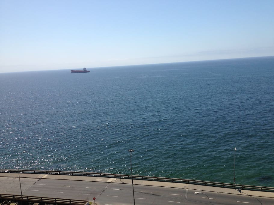 Vista desde la terraza y desde la habitación principal