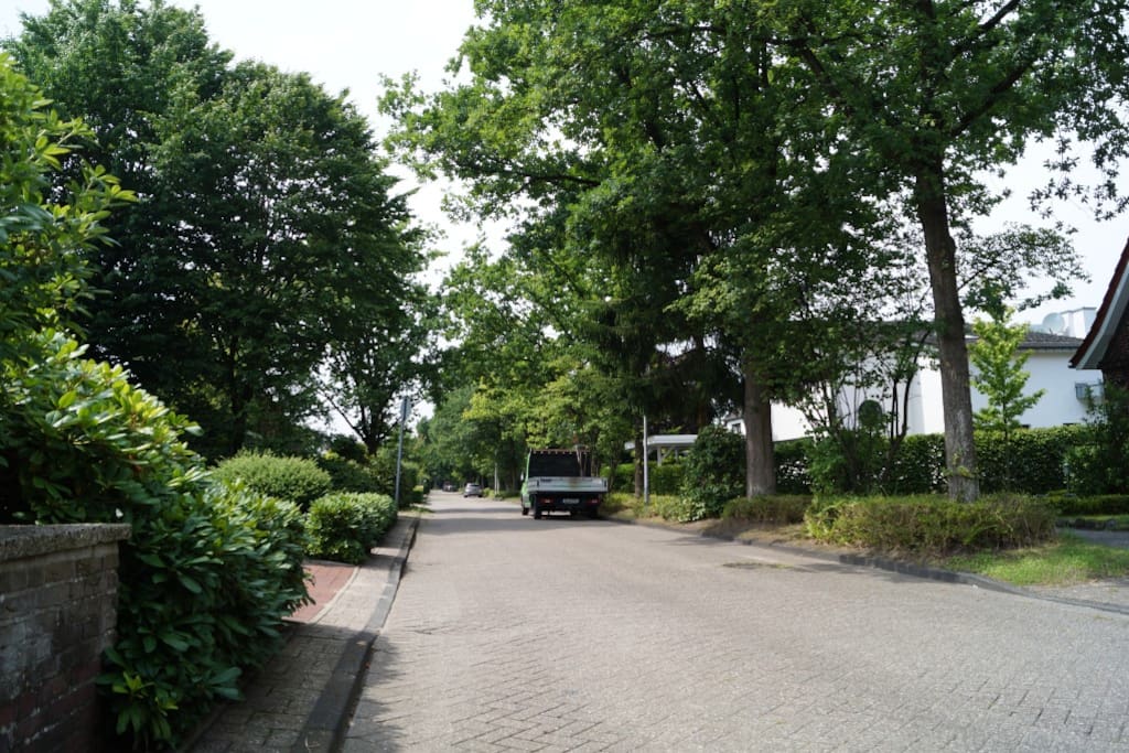Der Wechloyerweg, eine ruhige Stichstraße zum Haarenniederwanderweg