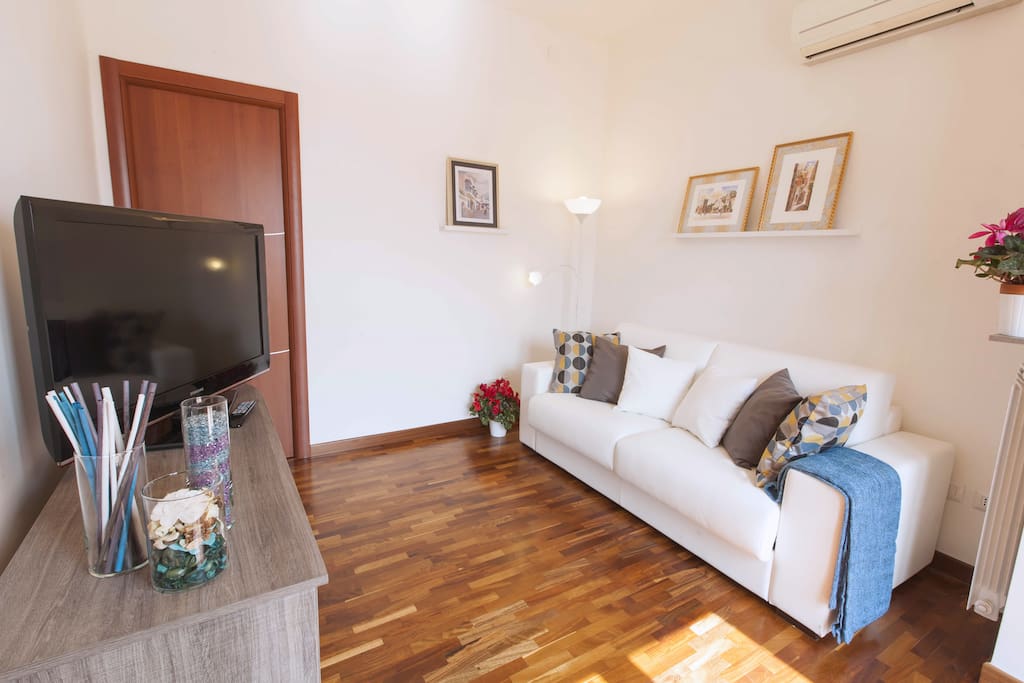 Salotto con divano letto per 2 persone