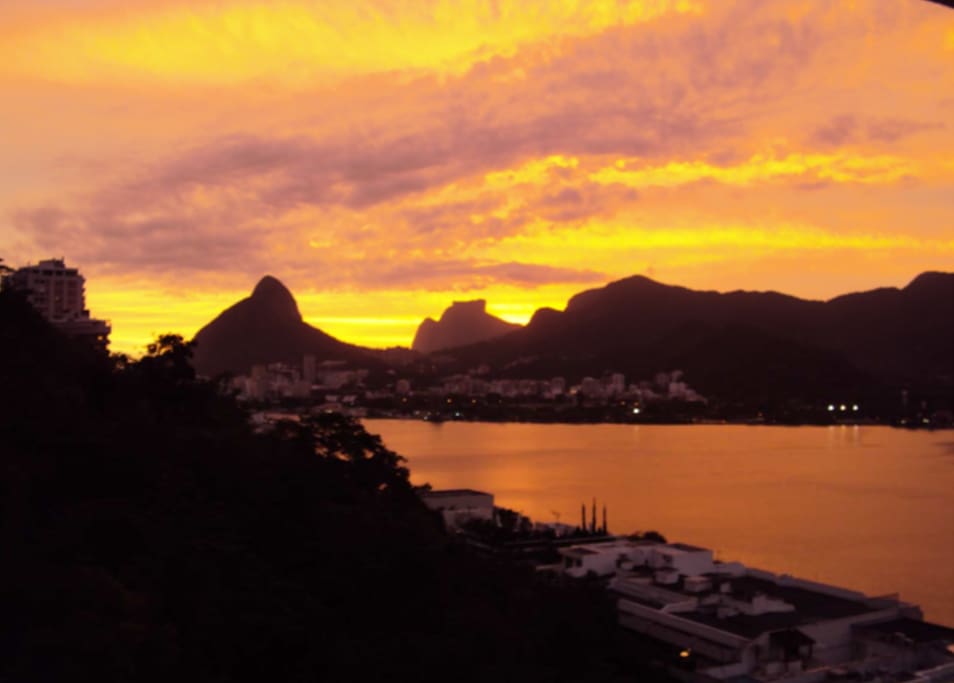 Amazing sunset view