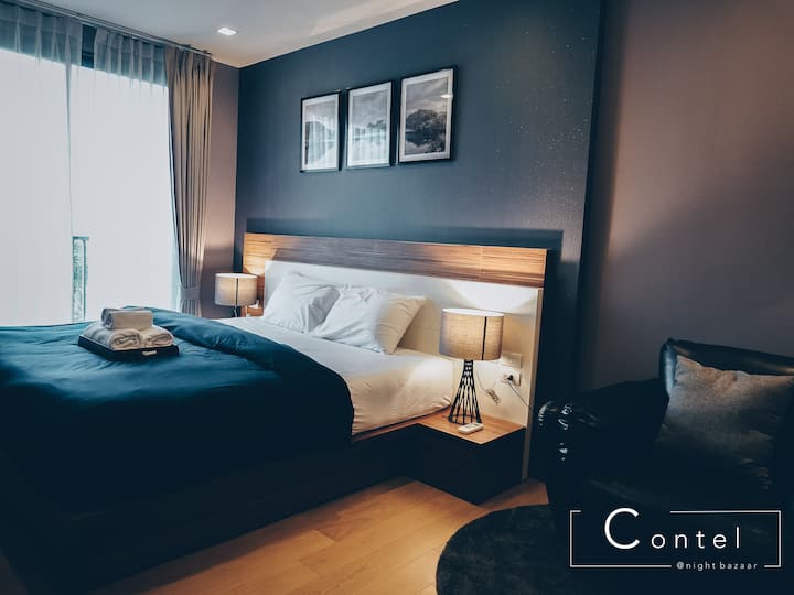 Contel - Room Chiang Mai Near Night Bazaar & Pool - 치앙마이