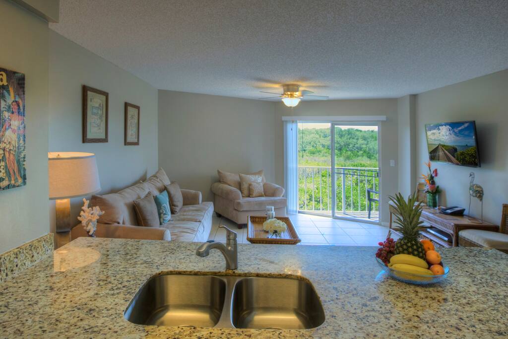 Living Area with Sleeper Sofa