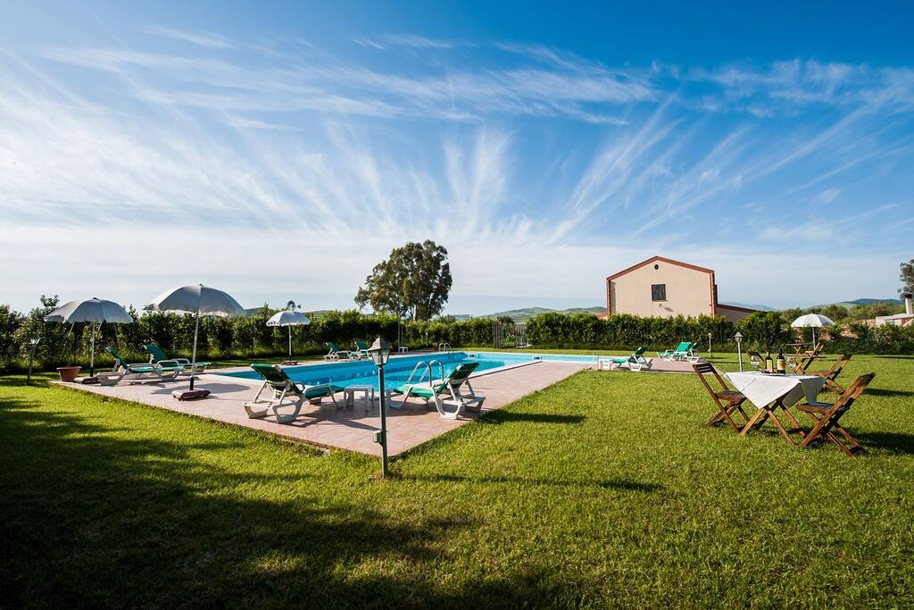 visione di insieme della piscina