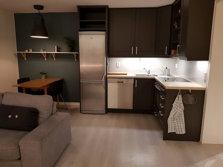 Kitchen an living room