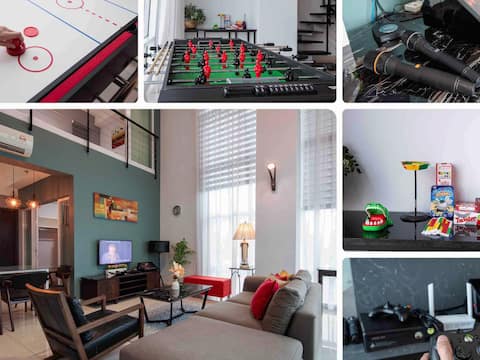 Karaoke,XBox,Foosball,Billiard,Air Hockey,B.Games
