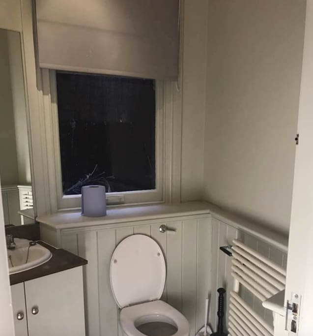 cosy and warm bathroom view / heating, and ventilation available