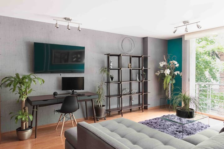 2 Hip&Chic Apts with Private Rooftop in Roma Norte