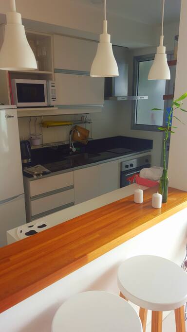 Cocina con desayunador