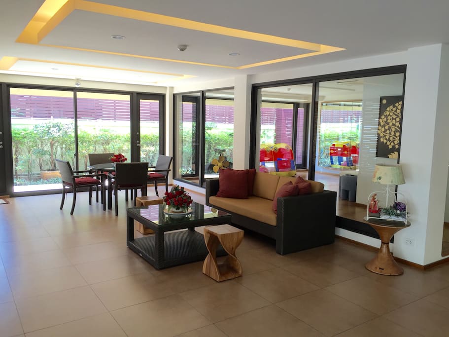 Lobby of the building on the ground floor