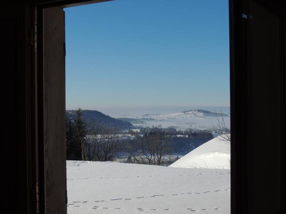 vue du balcon