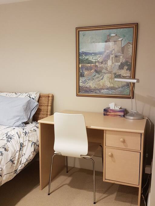 Desk area