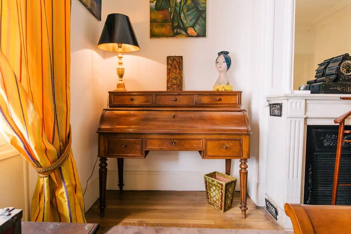Flat with private garden located in a guest house