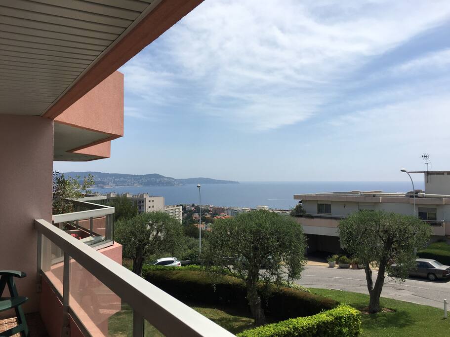 vue mer depuis les chambres